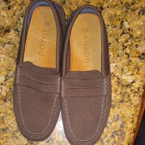 Rothy's Men's Brown Slip-On Loafers